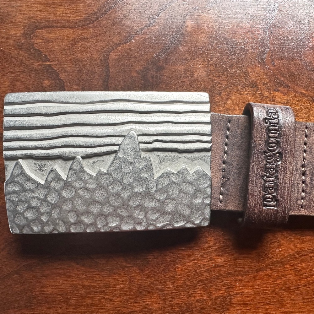 Patagonia leather belt